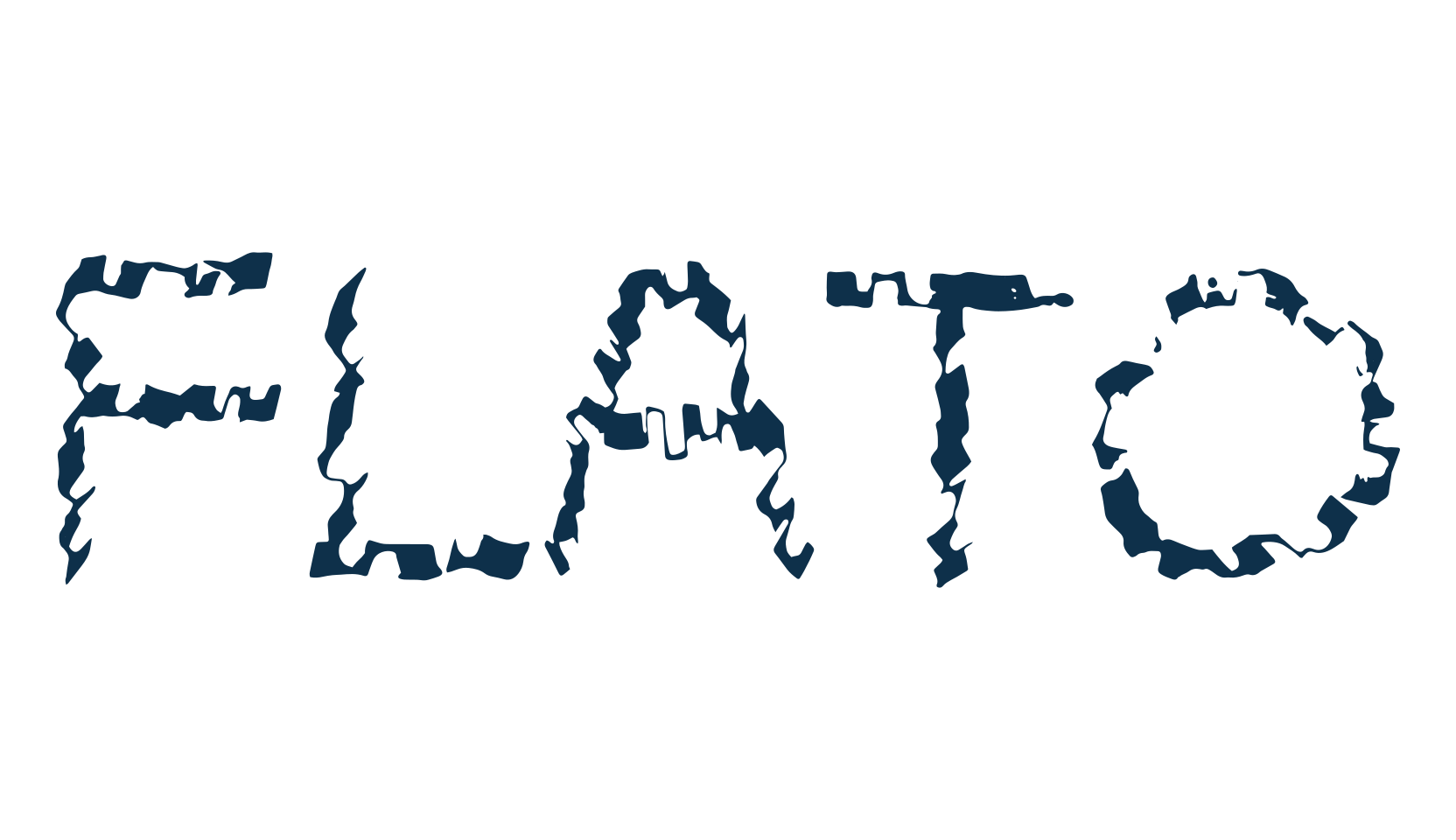 Flato, fancy distorted decorative font preview