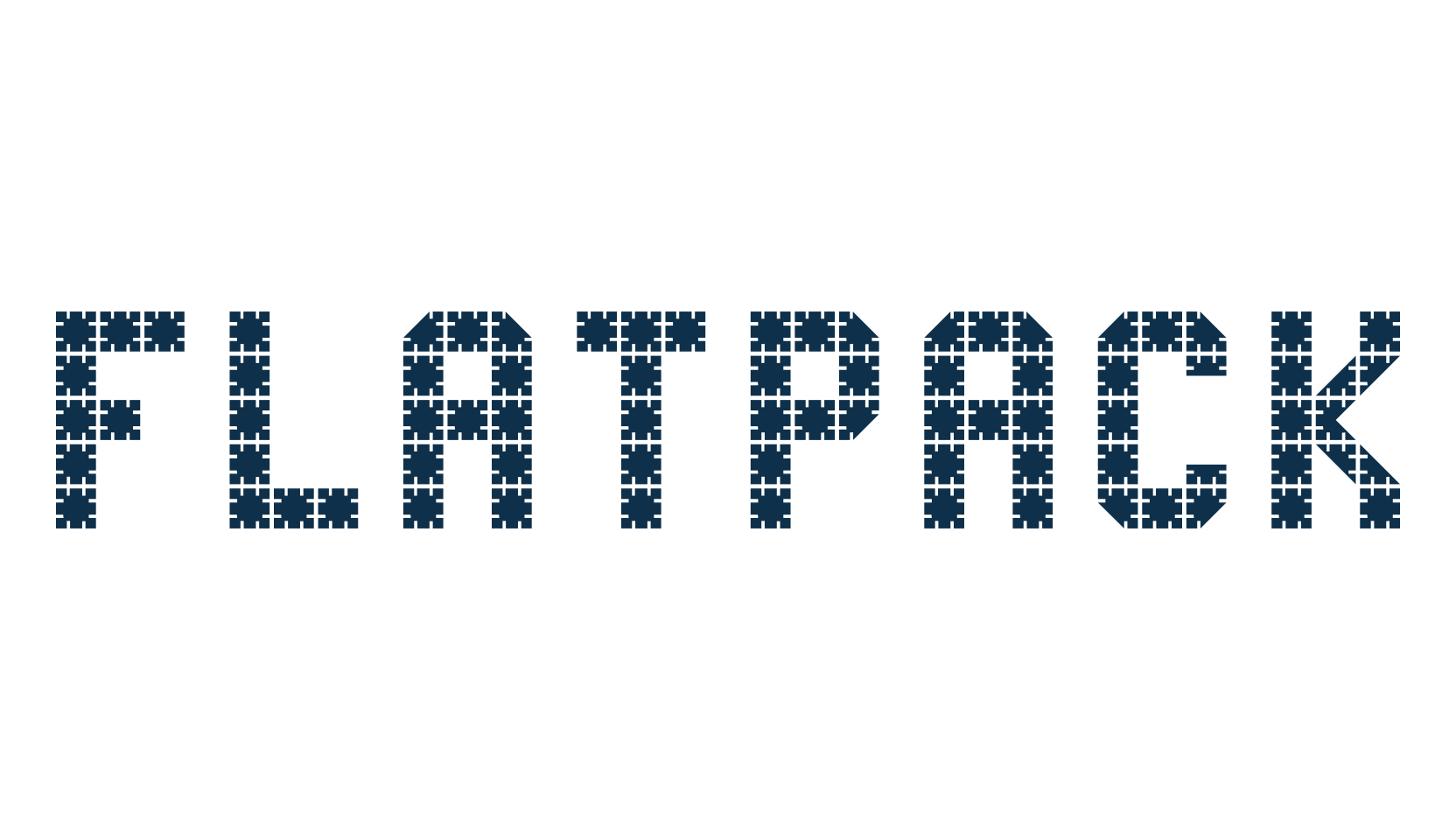 FlatPack, fancy decorative font preview