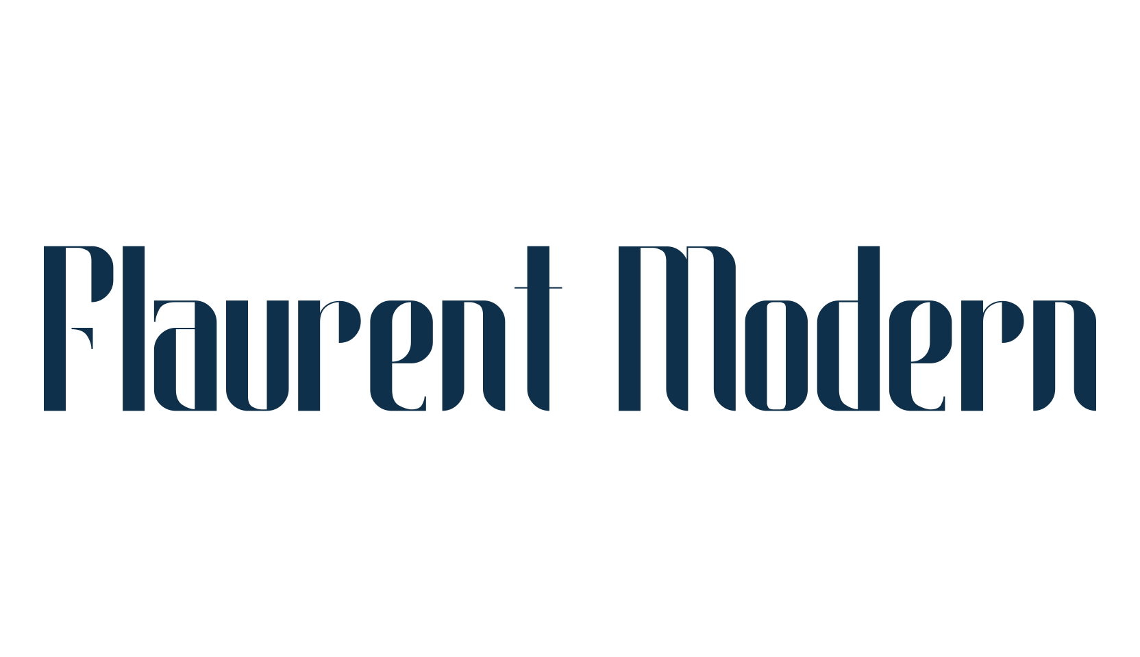 Flaurent Modern, fancy various basic font preview