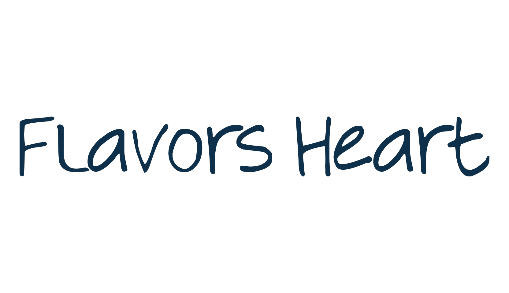 Flavors Heart, script handwritten fancy decorative calligraphy font preview