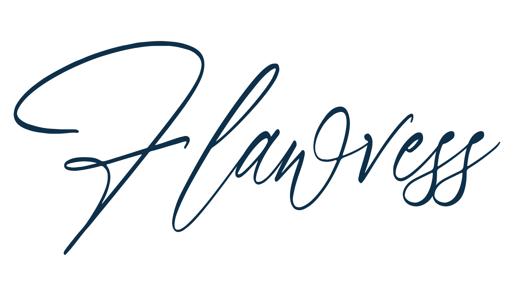 Flawvess, handwriting font preview