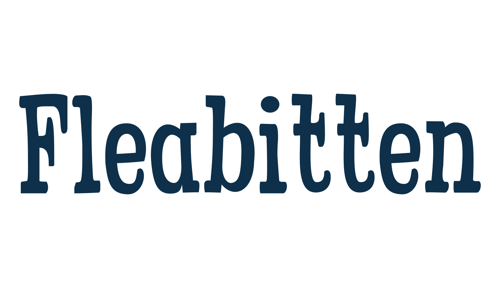 Fleabitten, fancy western decorative font preview