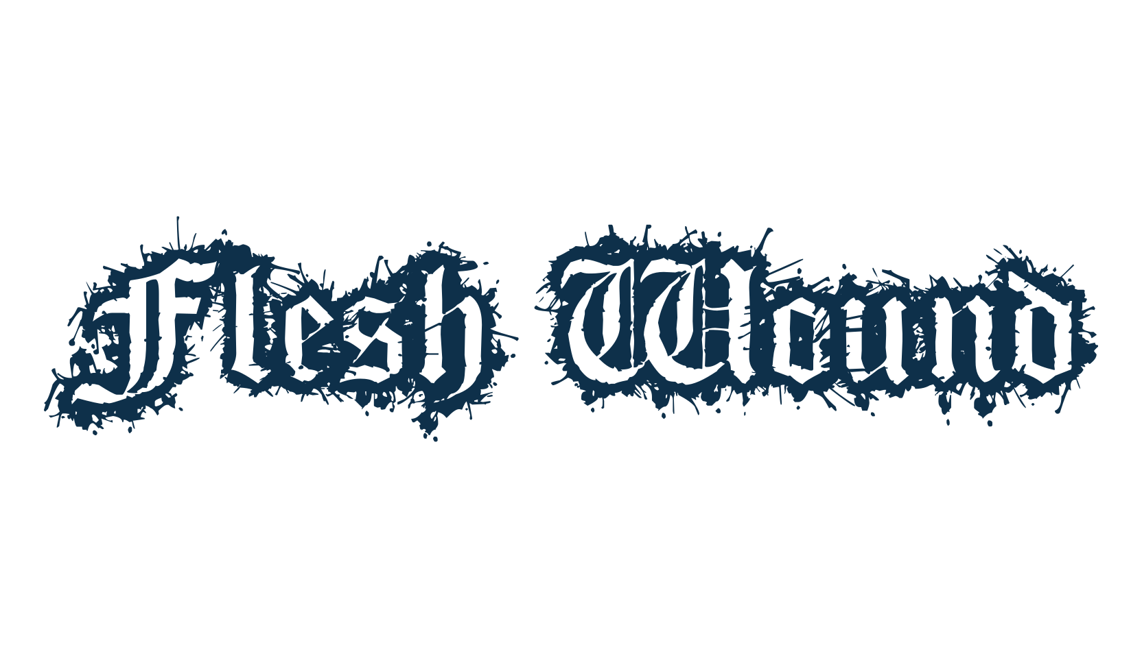Flesh Wound, gothic medieval font preview