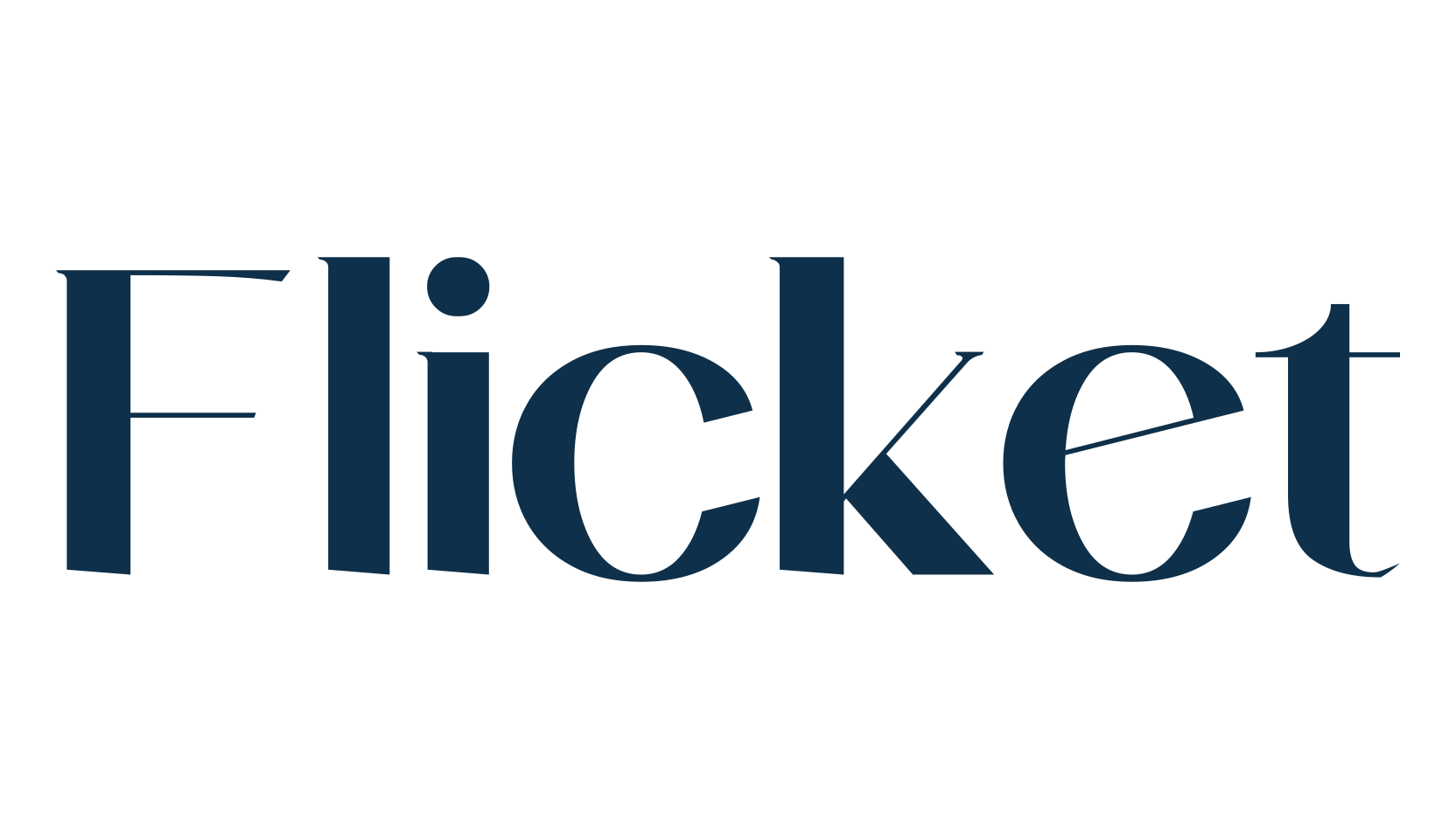 Flicket, sans serif font preview