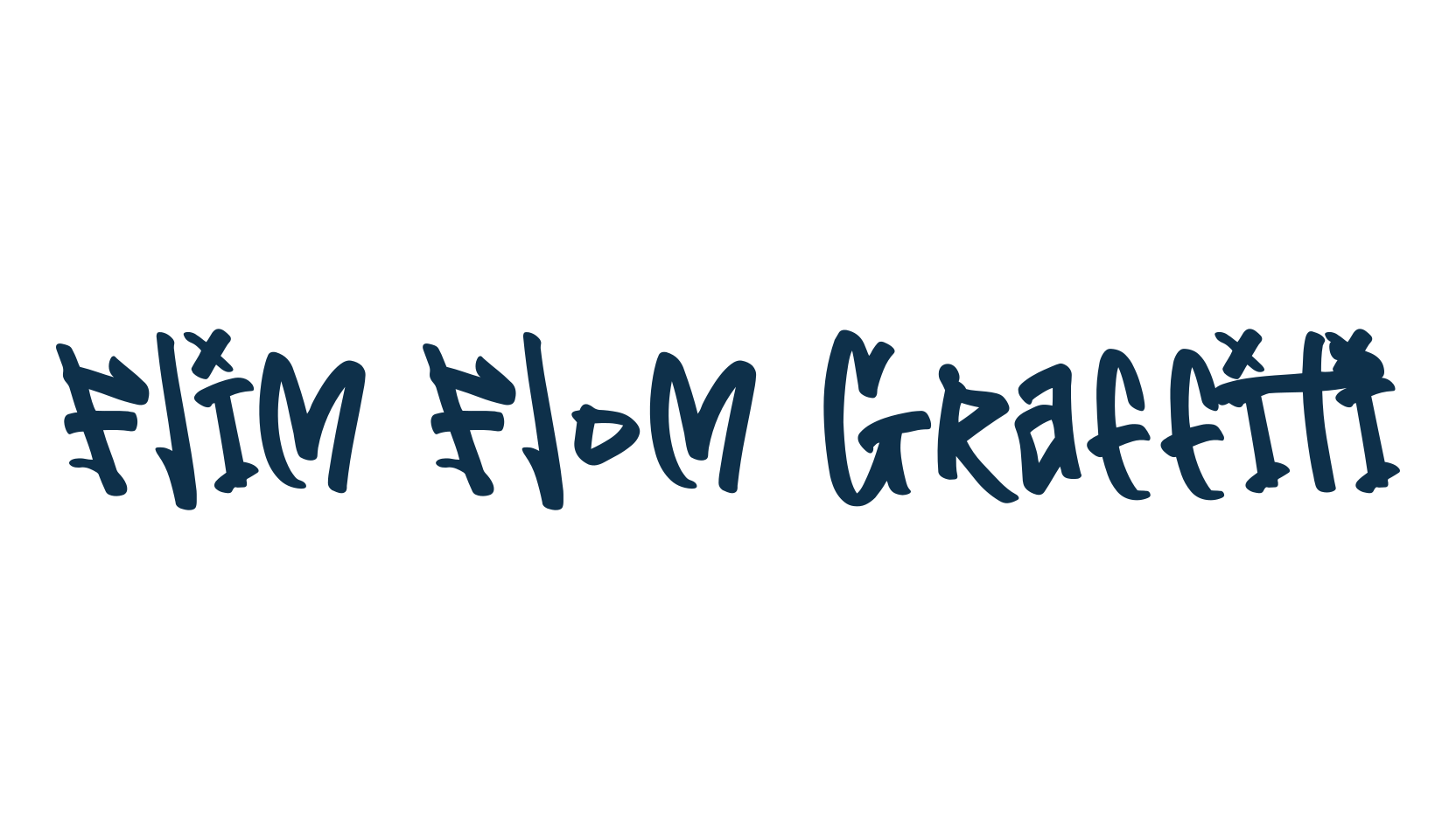 Flim Flom Graffiti, graffiti font preview