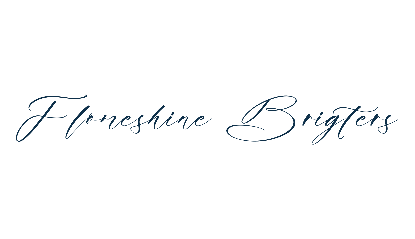 Flomeshine Brigters, script handwritten fancy decorative calligraphy font preview
