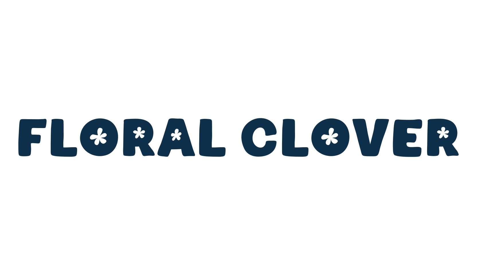 Floral Clover, fancy cartoon decorative font preview