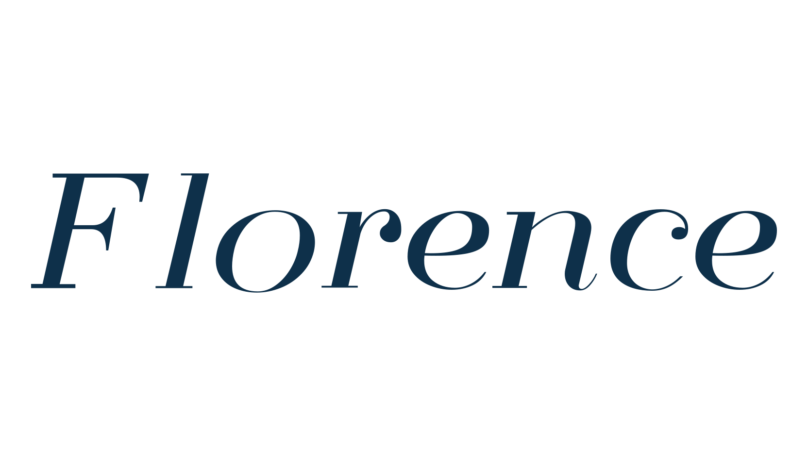 Florence (florence2), basic serif font preview