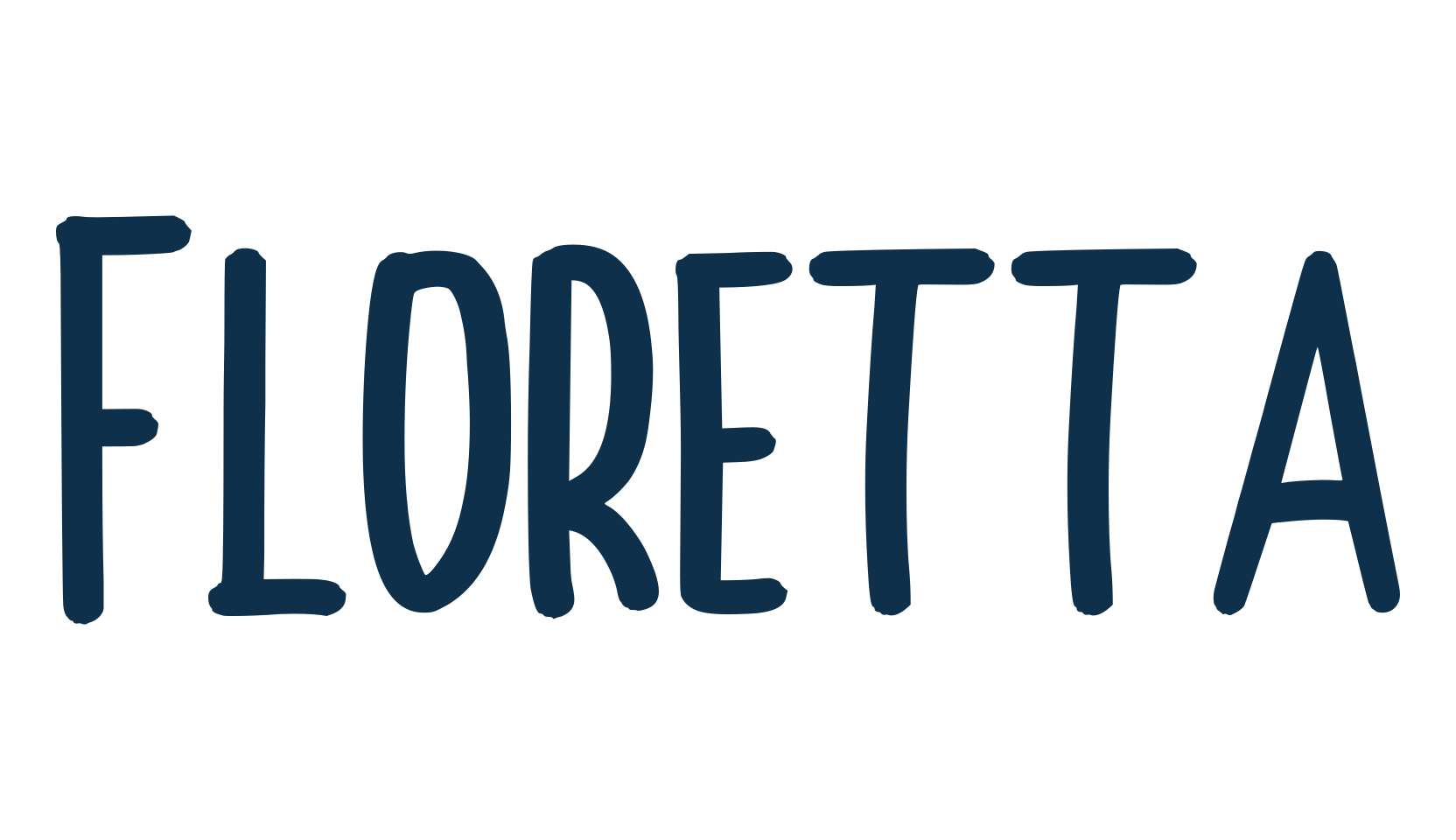 Floretta, script handwritten fancy decorative calligraphy font preview