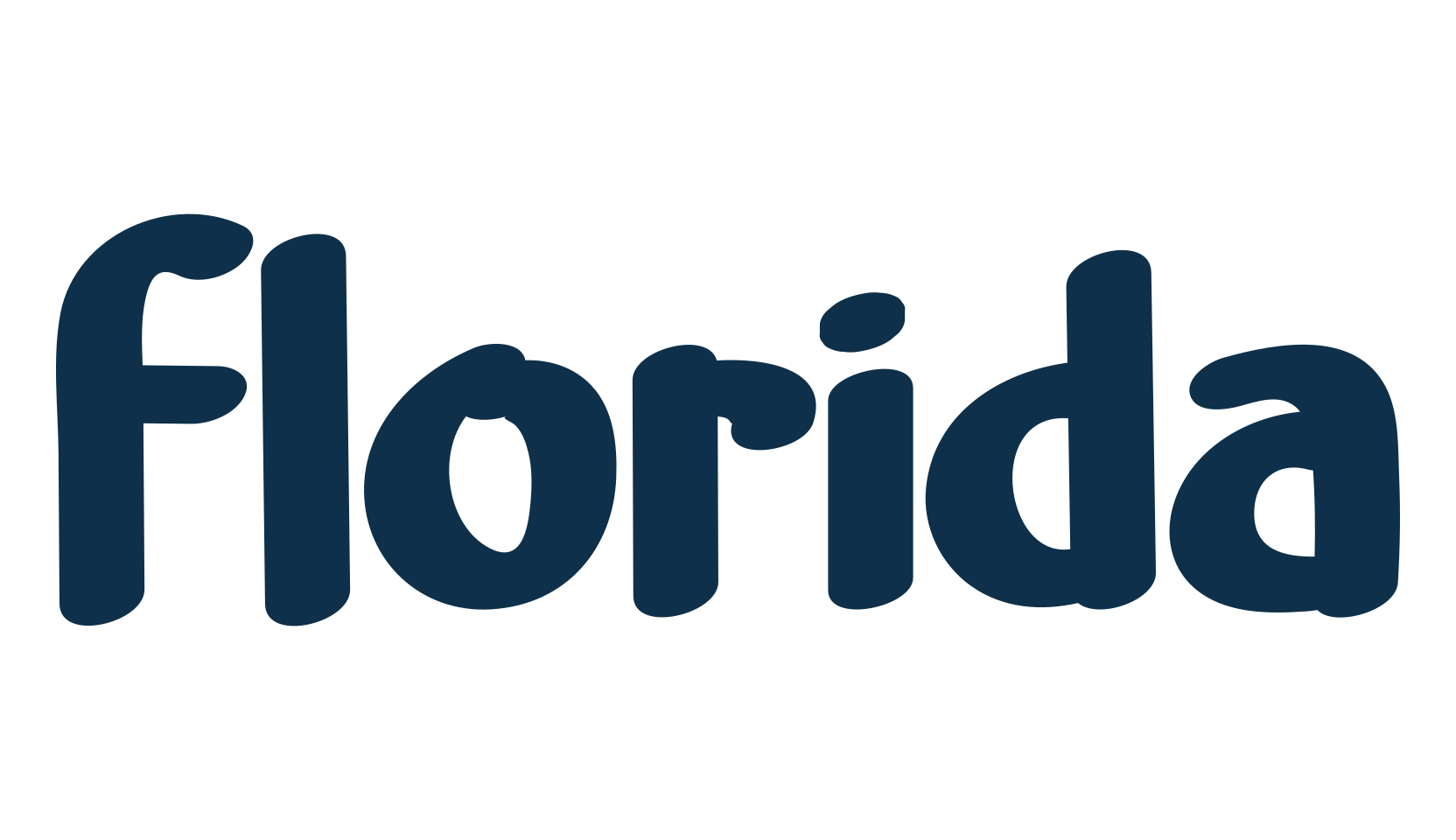 Florida, handwriting font preview