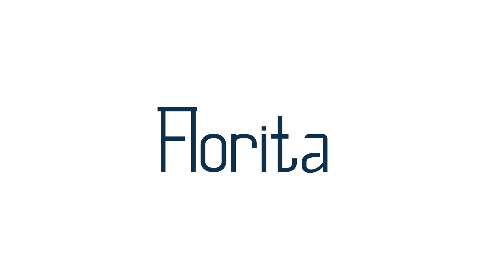 Florita, fancy various basic font preview