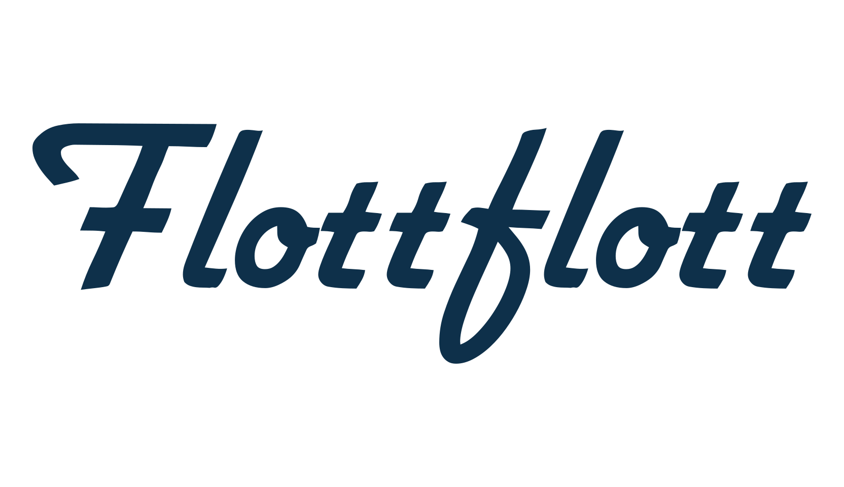Flottflott, fancy various decorative script calligraphy font preview