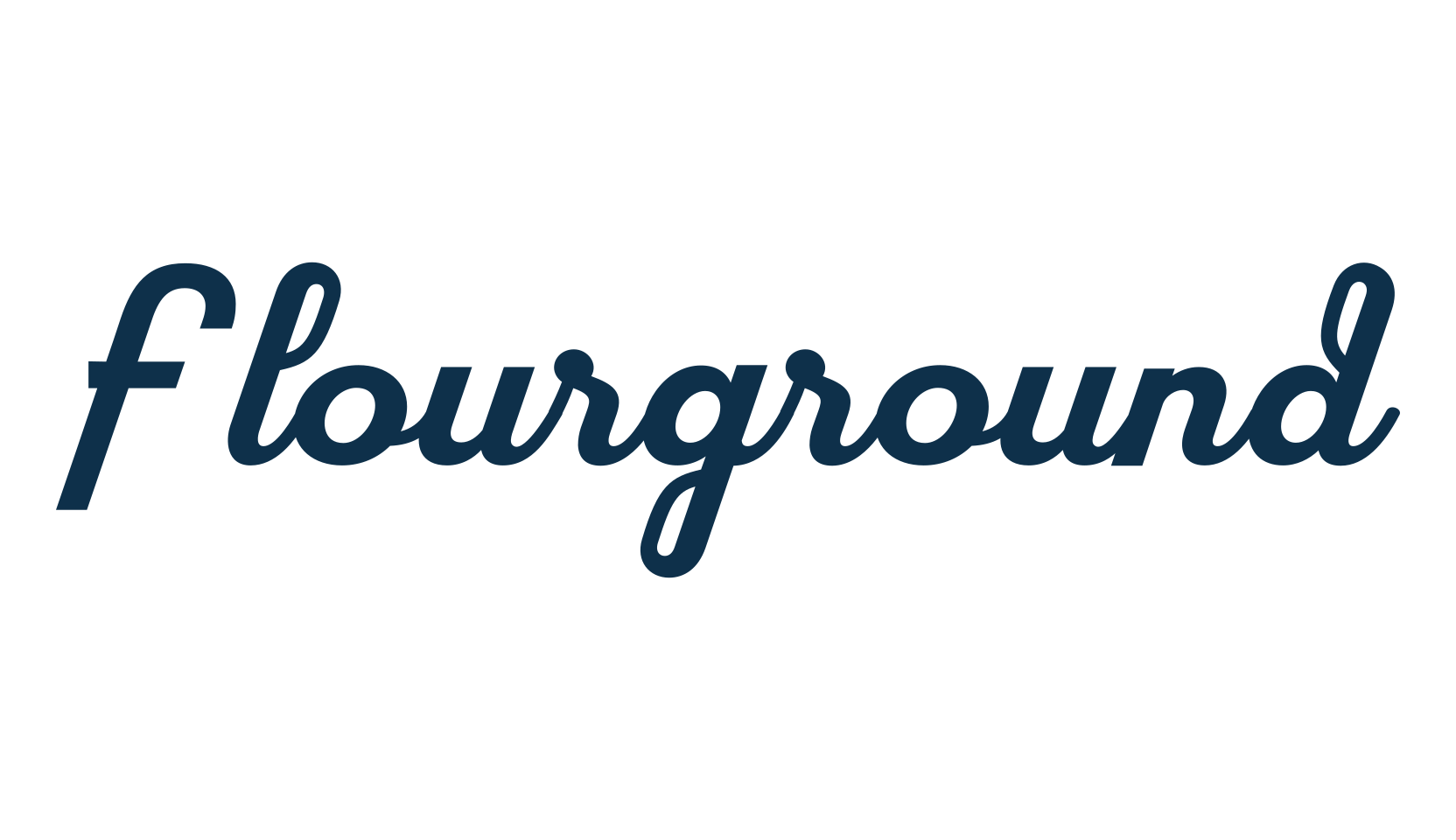 Flourground, retro font preview