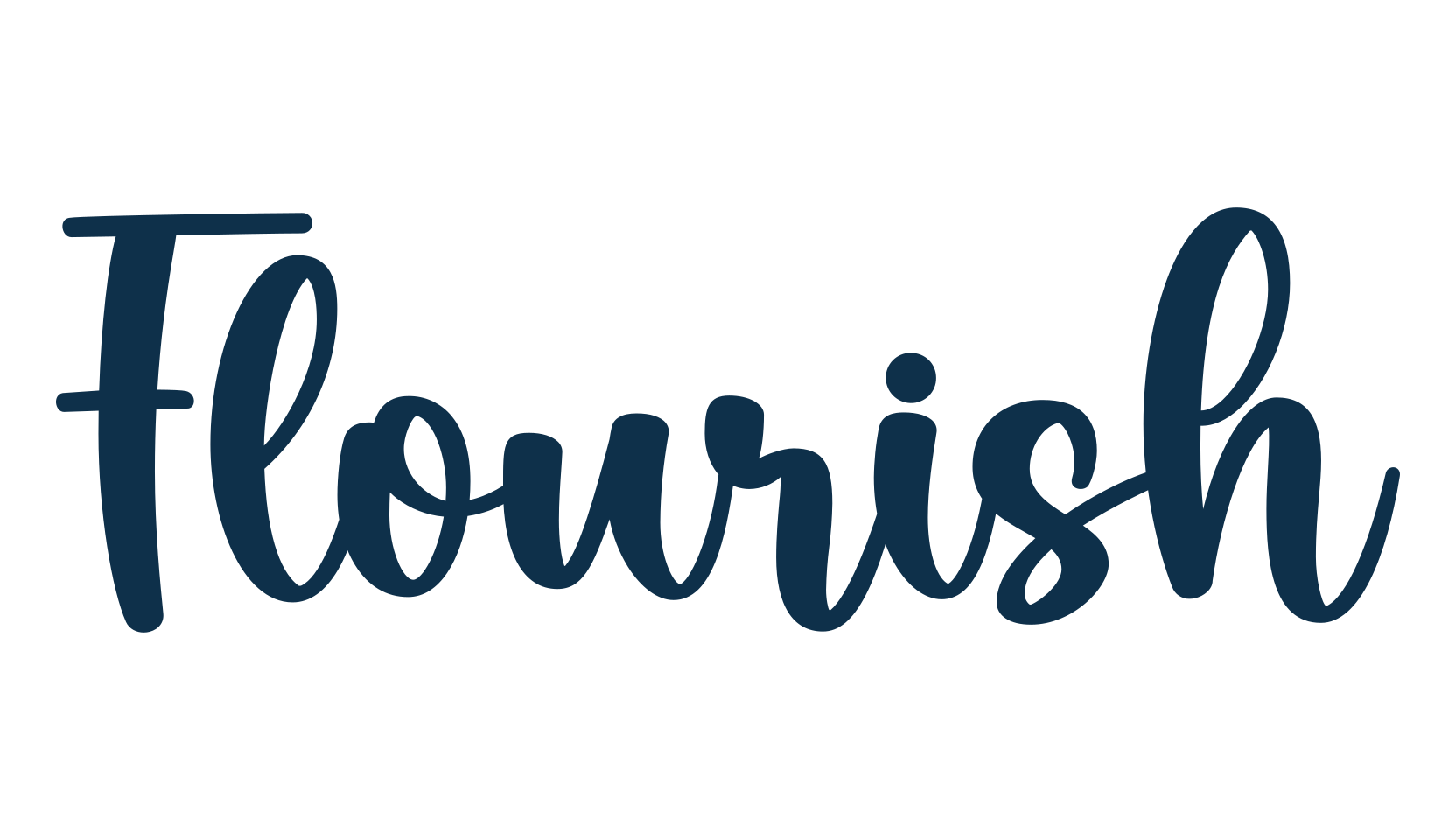 Flourish (flourish-2), script calligraphy fancy decorative font preview