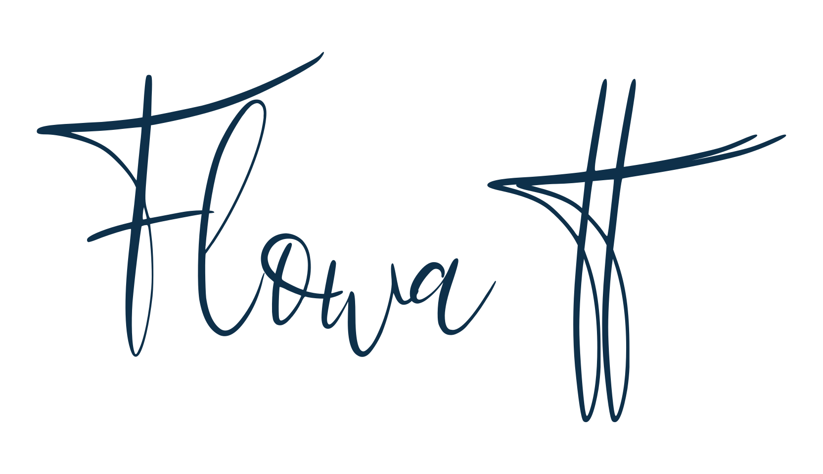 Flowatt, script calligraphy fancy decorative font preview