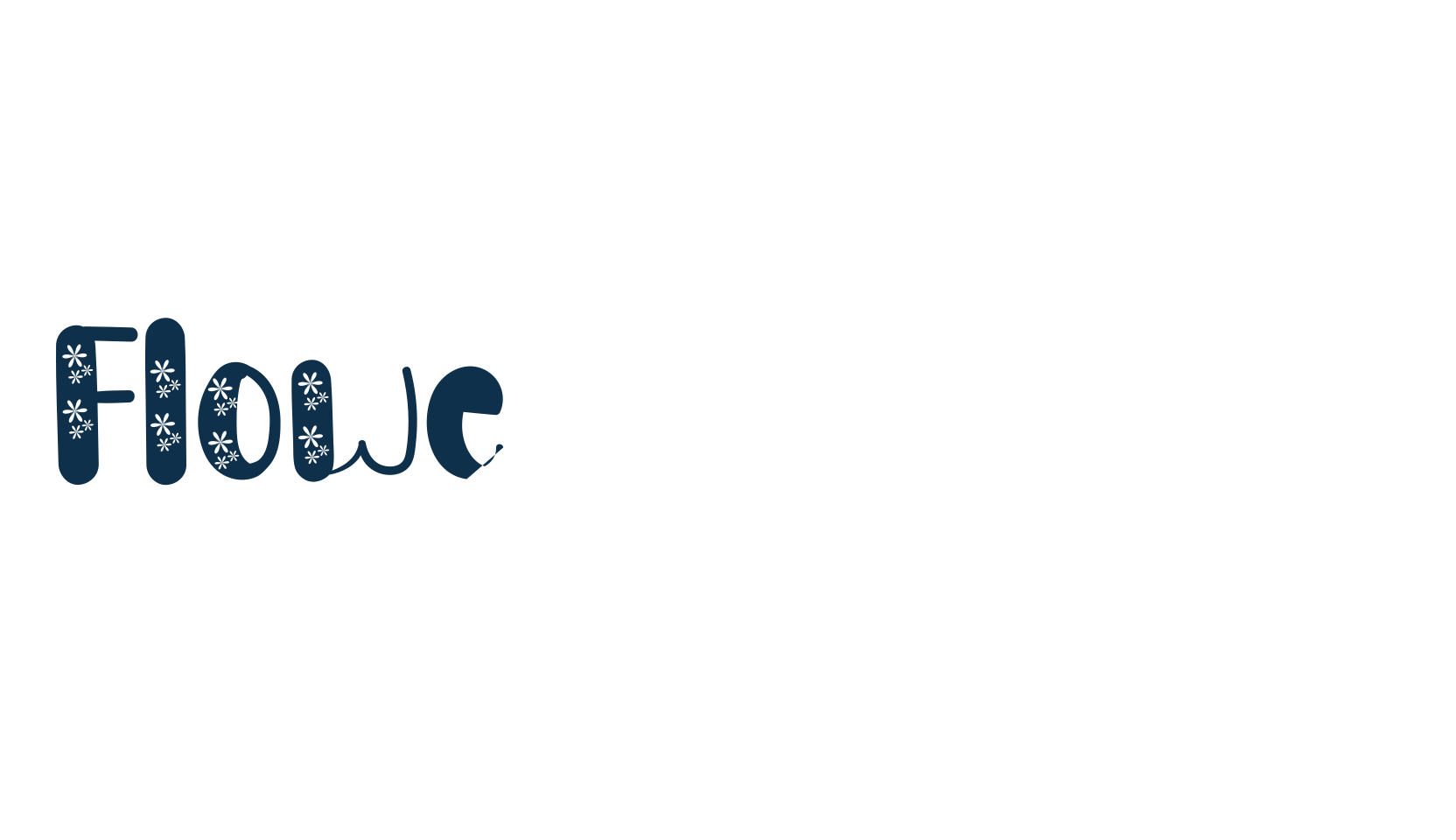 Flower Batique, fancy decorative font preview