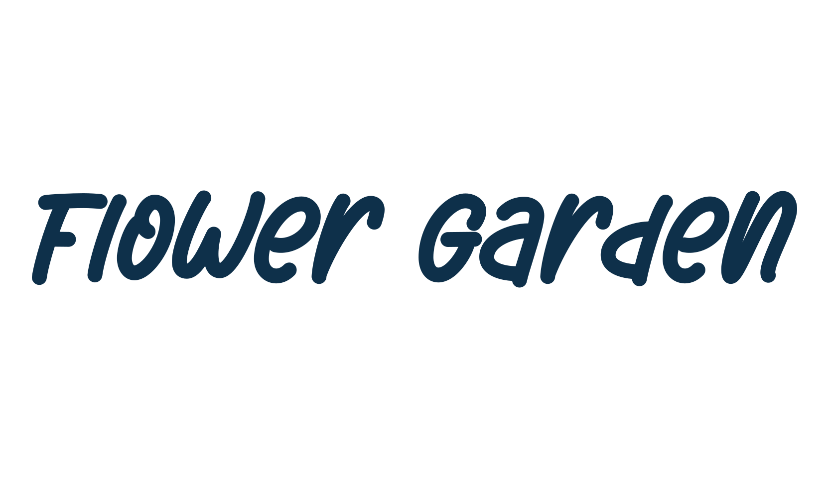 Flower Garden (flower-garden-2), display market font preview