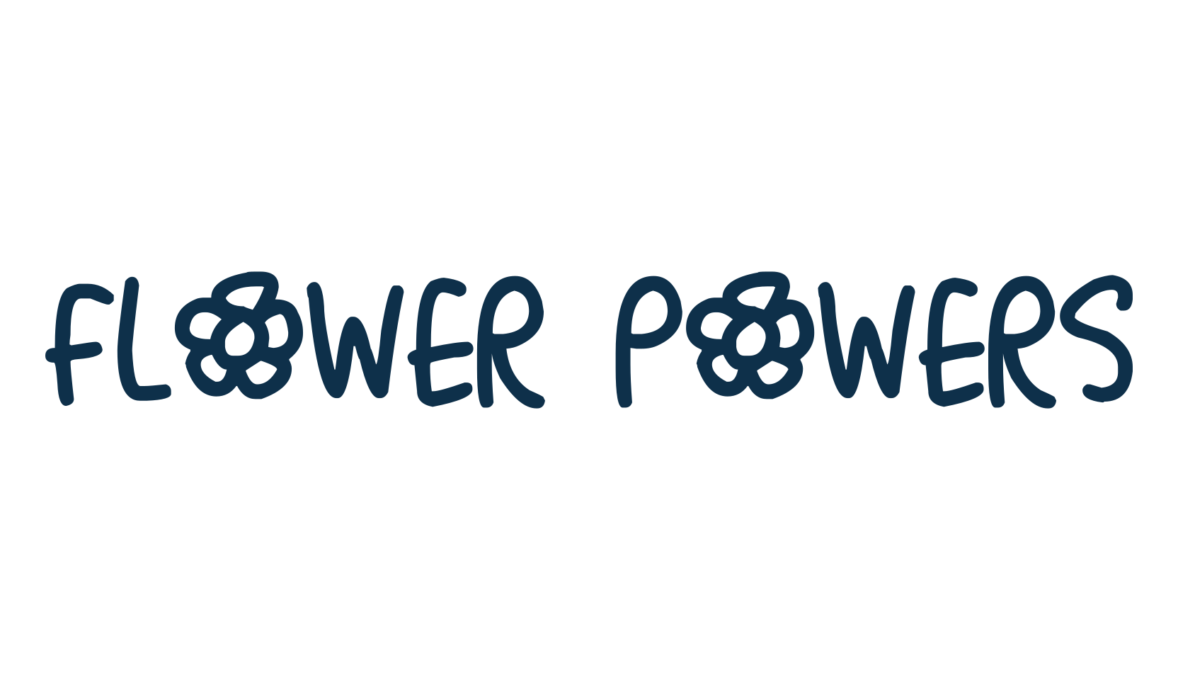 Flower Powers, script handwritten fancy decorative calligraphy font preview