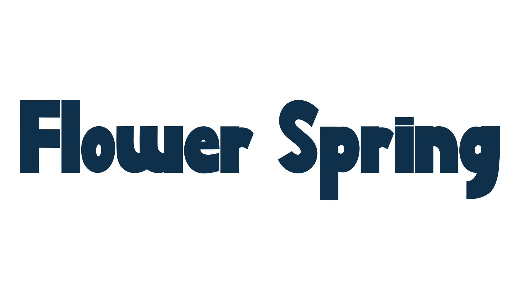 Flower Spring, sans serif font preview