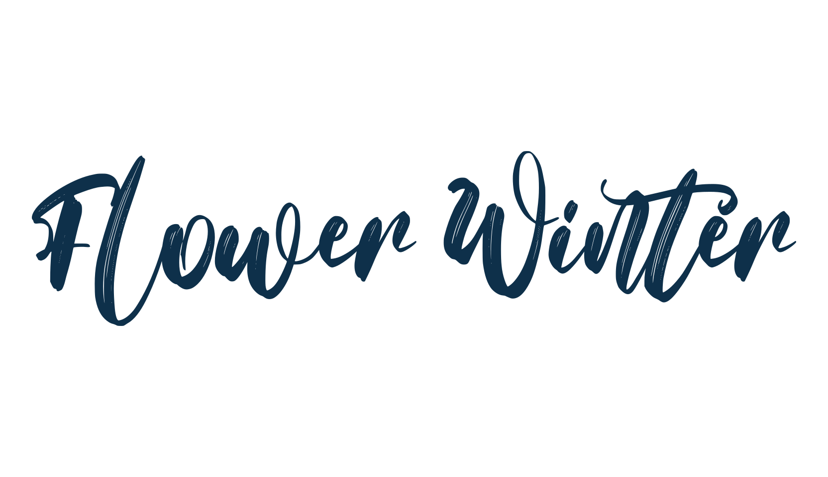 Flower Winter, script brush fancy decorative calligraphy font preview
