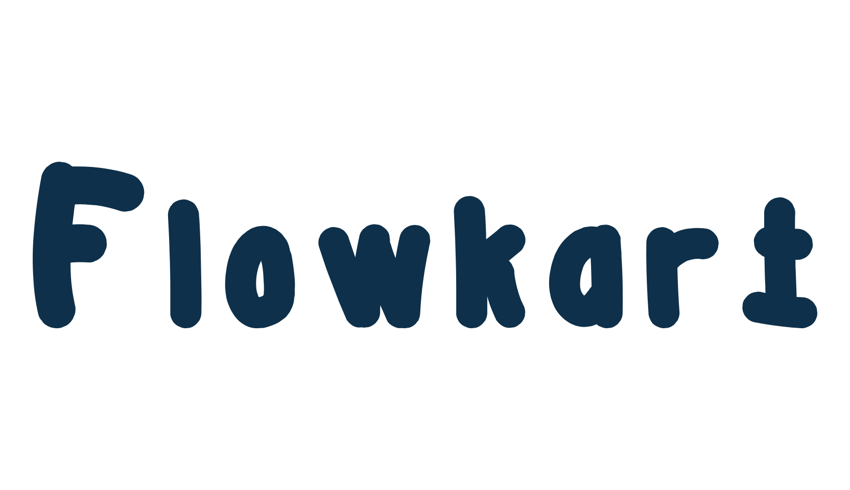 Flowkart, script handwritten fancy decorative calligraphy font preview