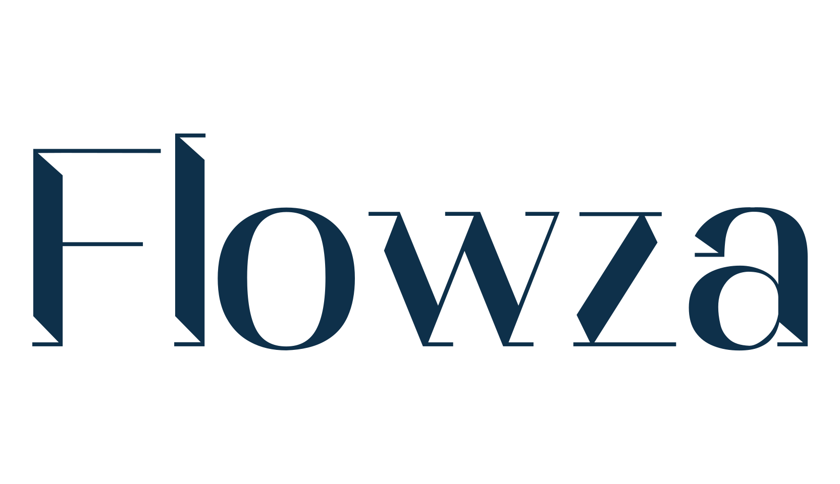 Flowza, various font preview