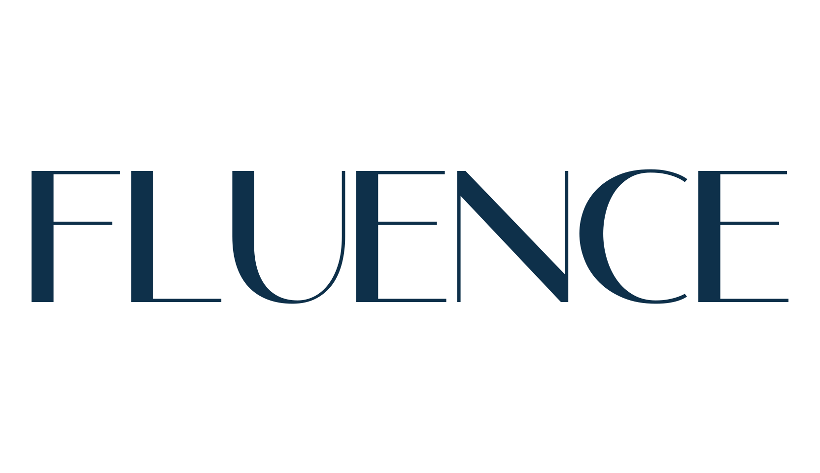 Fluence, basic sans serif font preview