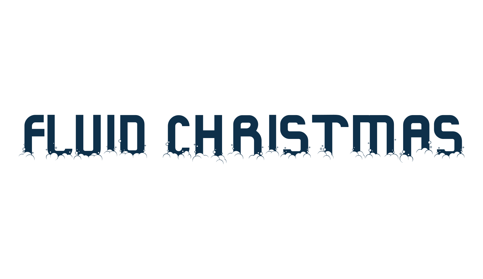 Fluid Christmas, display market font preview