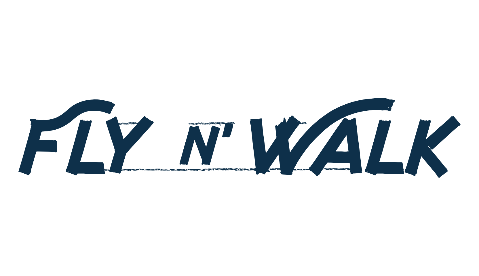 Fly n Walk, retro font preview
