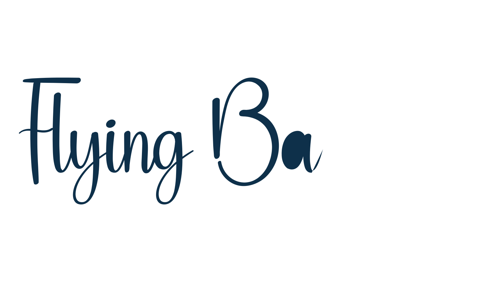 Flying Balloons, fancy decorative font preview