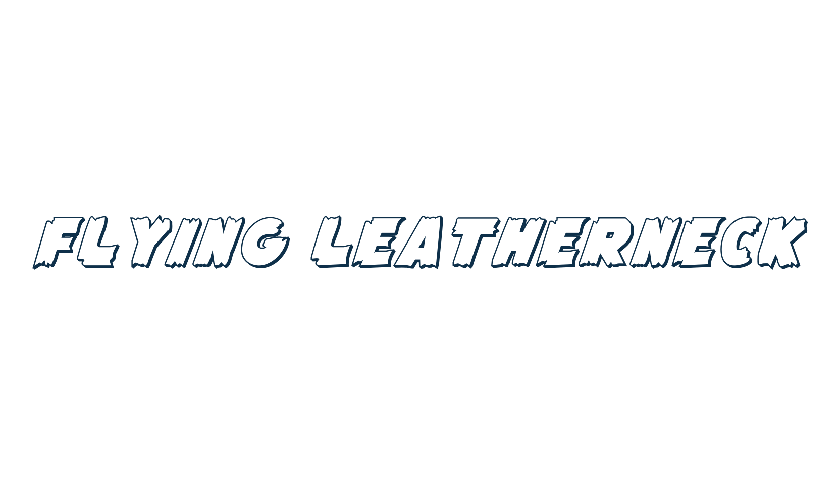 Flying Leatherneck, fancy cartoon decorative comic font preview