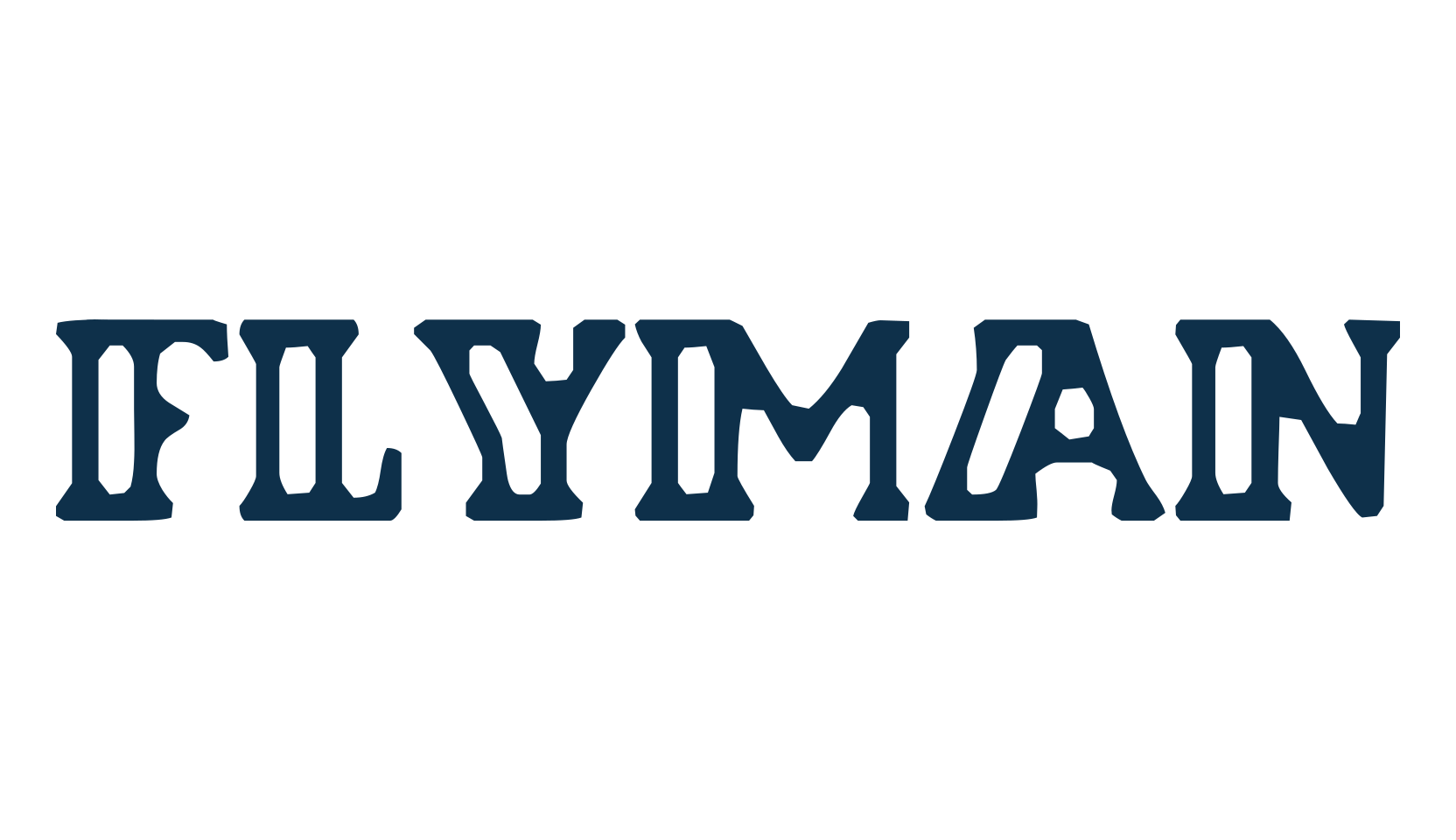Flyman, fancy various decorative font preview