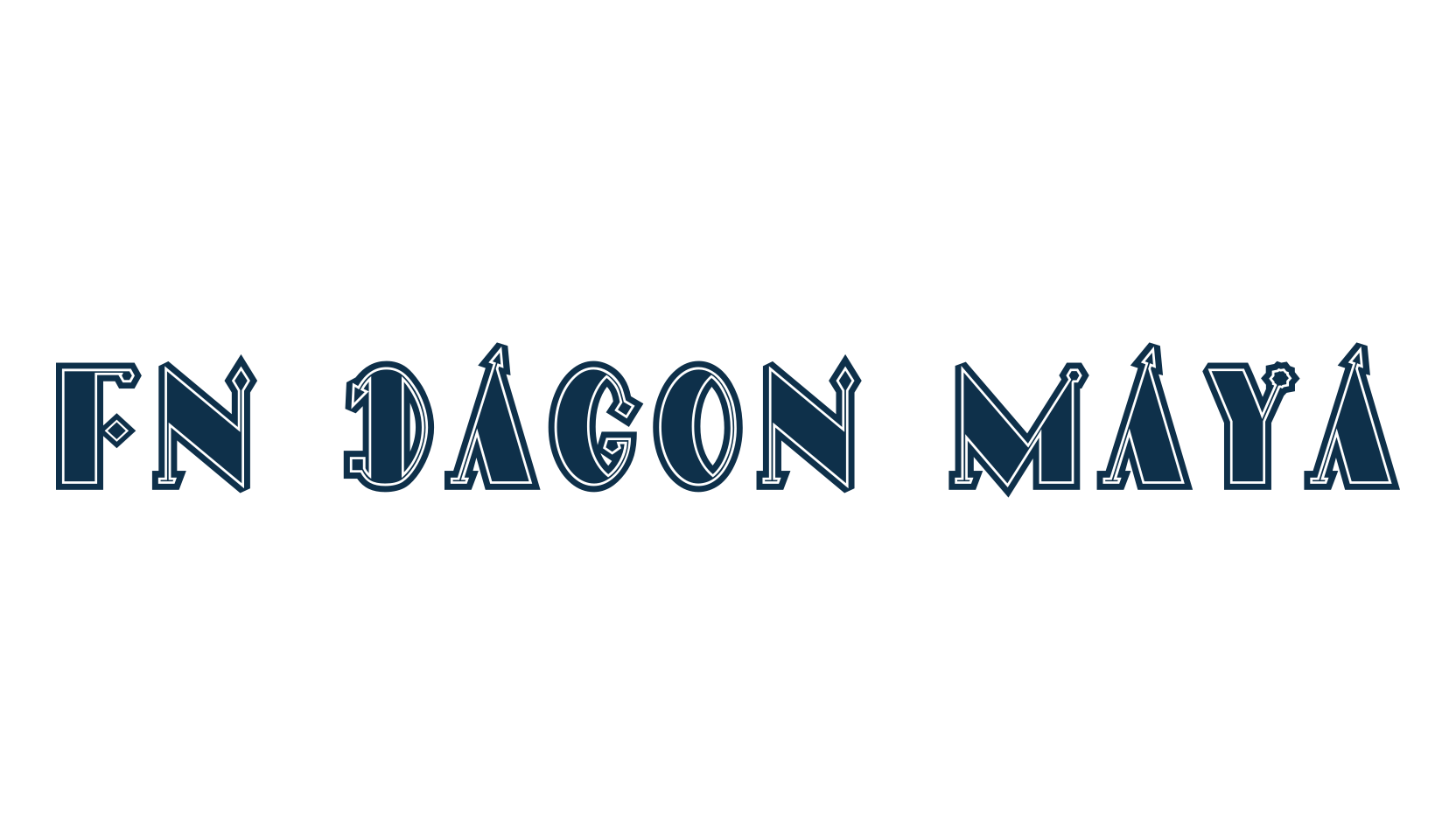 FN Dagon Maya, various font preview