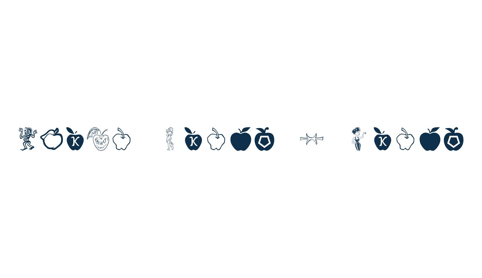 Fnord Hodge + Podge, fancy decorative font preview