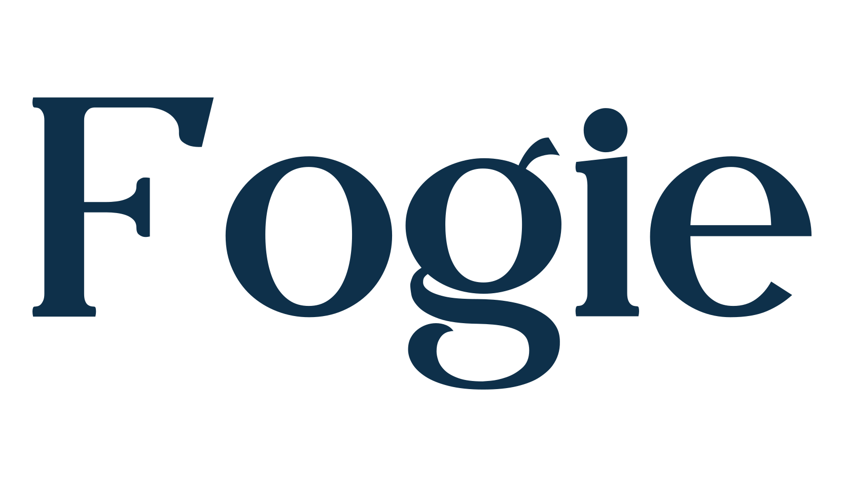 Fogie, serif font preview
