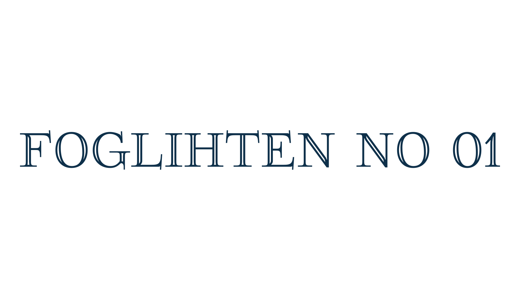 Foglihten No 01, fancy retro decorative font preview