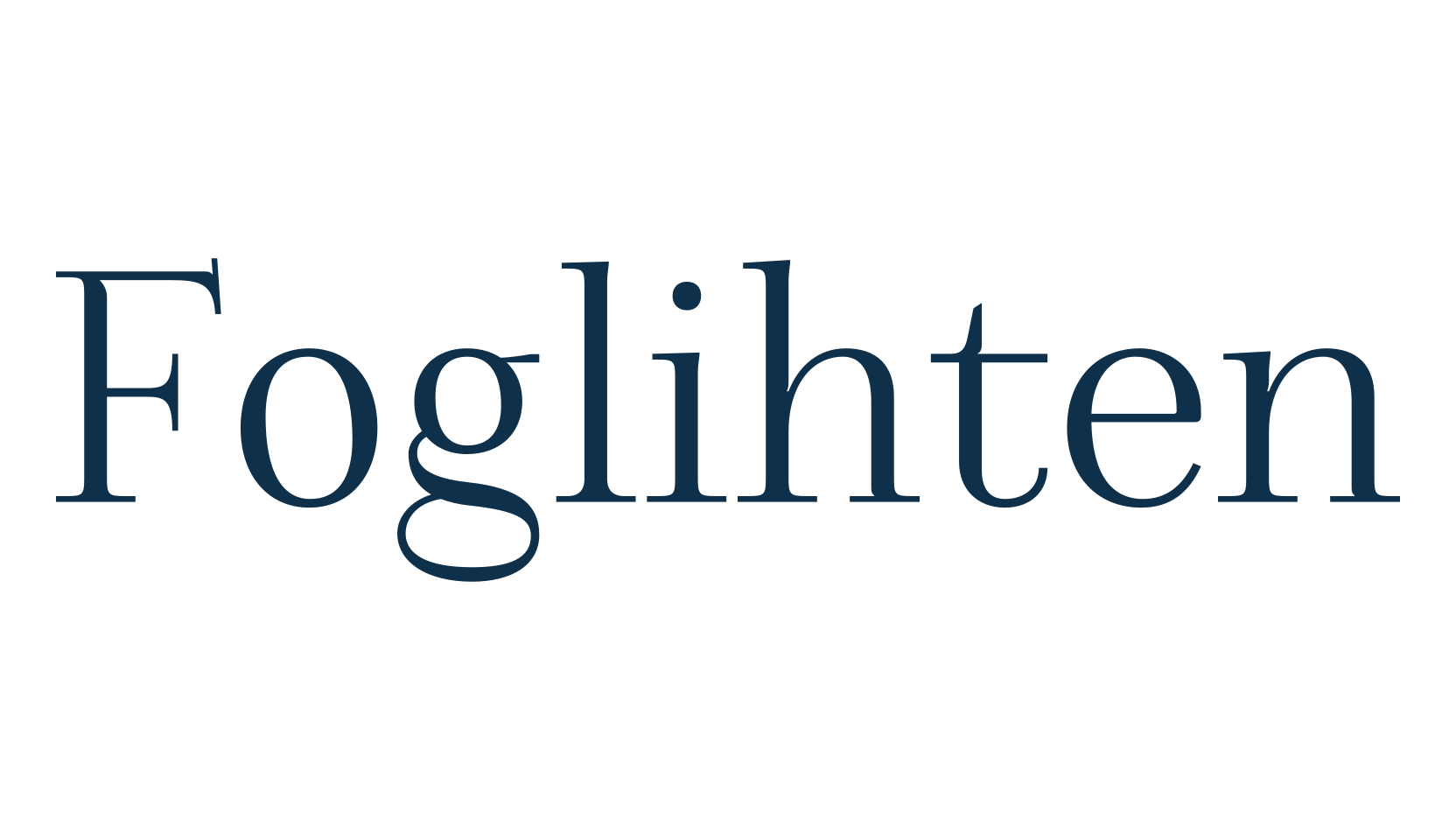 Foglihten, basic serif font preview
