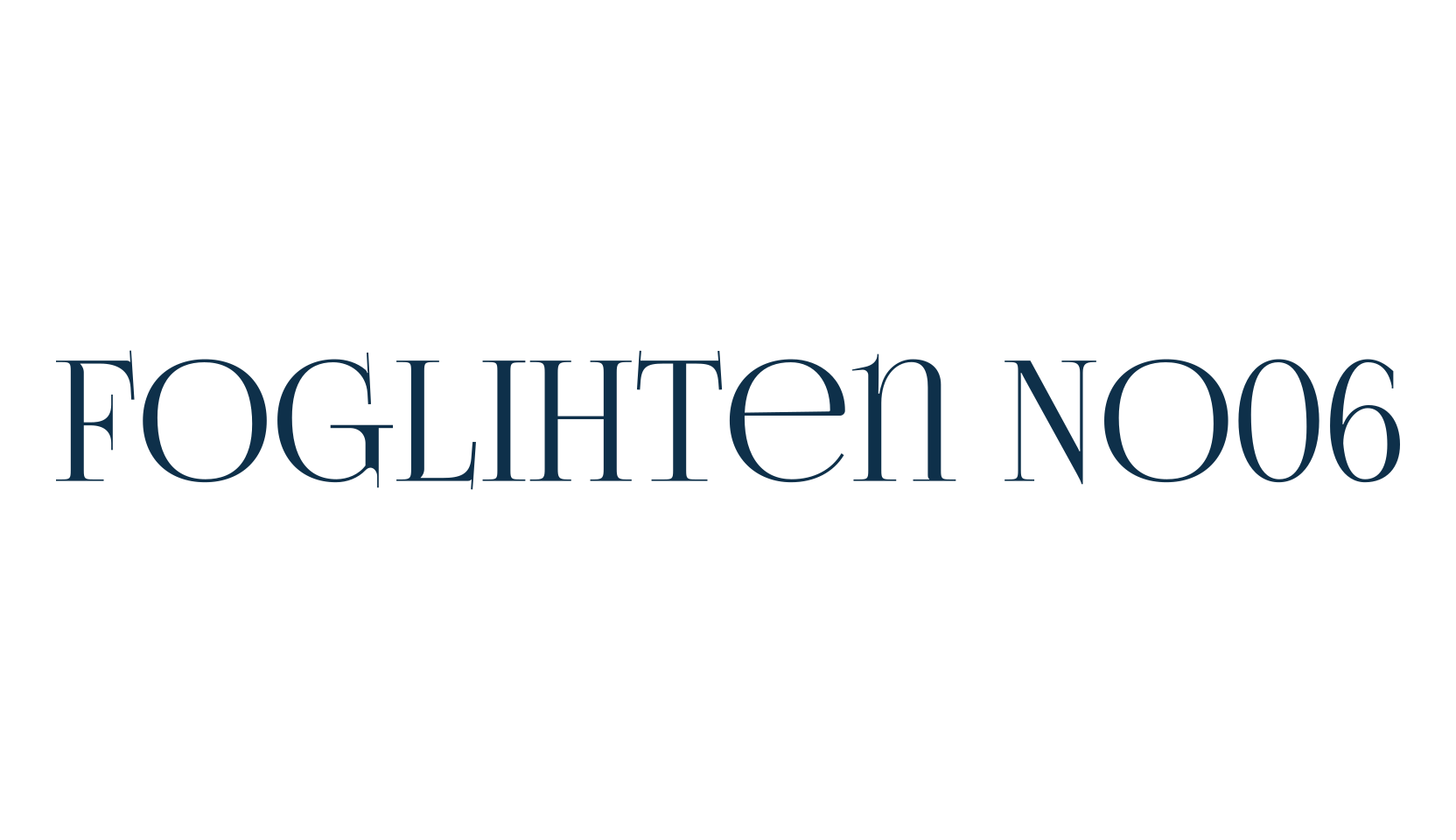 Foglihten No06, basic serif font preview