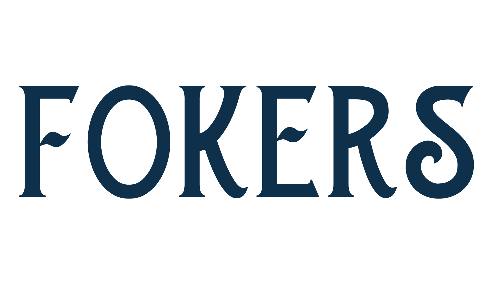 Fokers, fancy retro decorative font preview