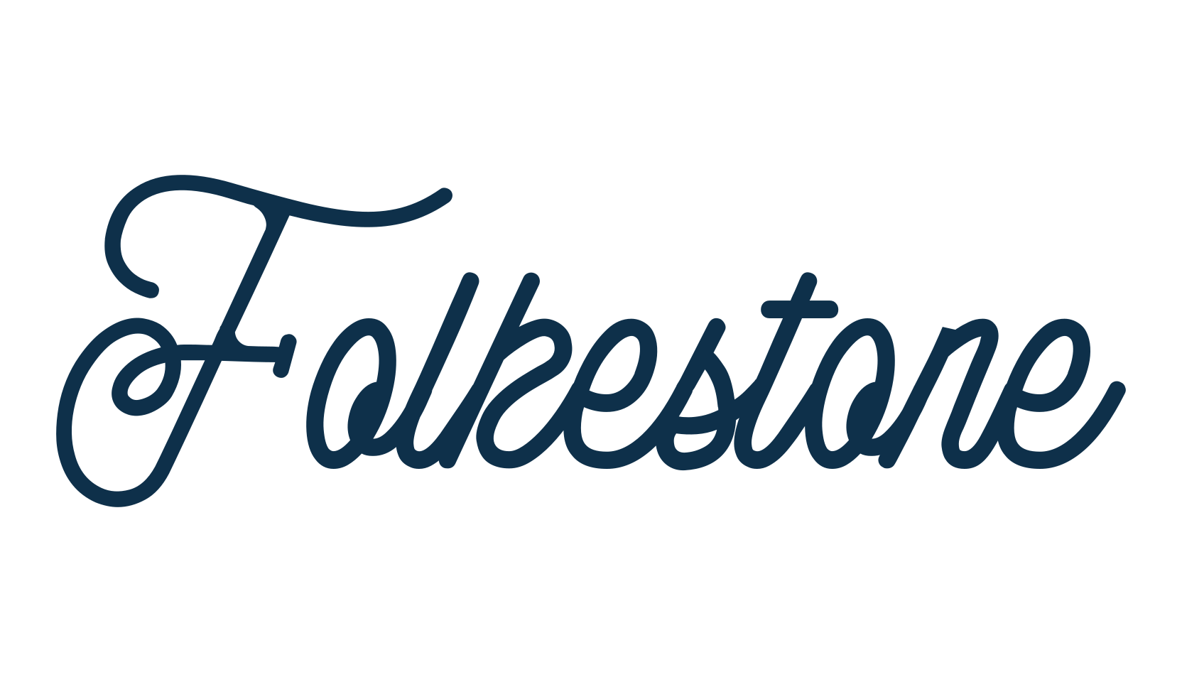 Folkestone, fancy decorative font preview