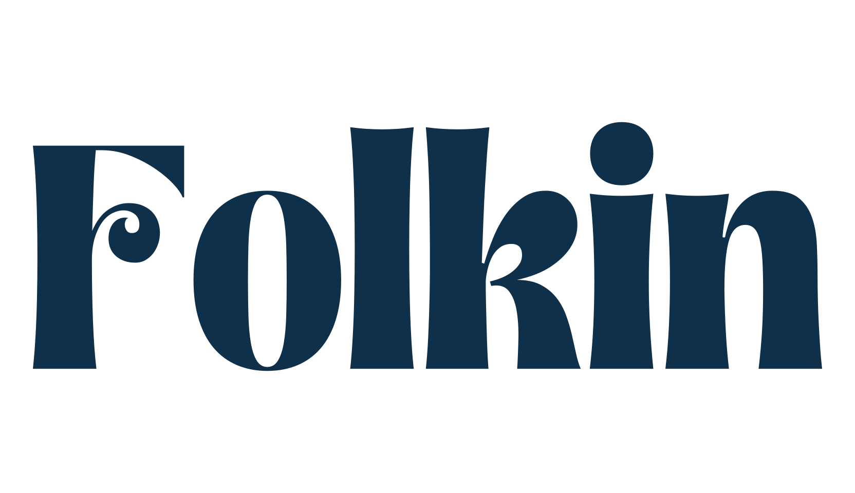 Folkin, retro font preview
