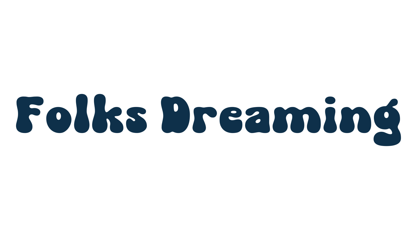 Folks Dreaming, groovy font preview