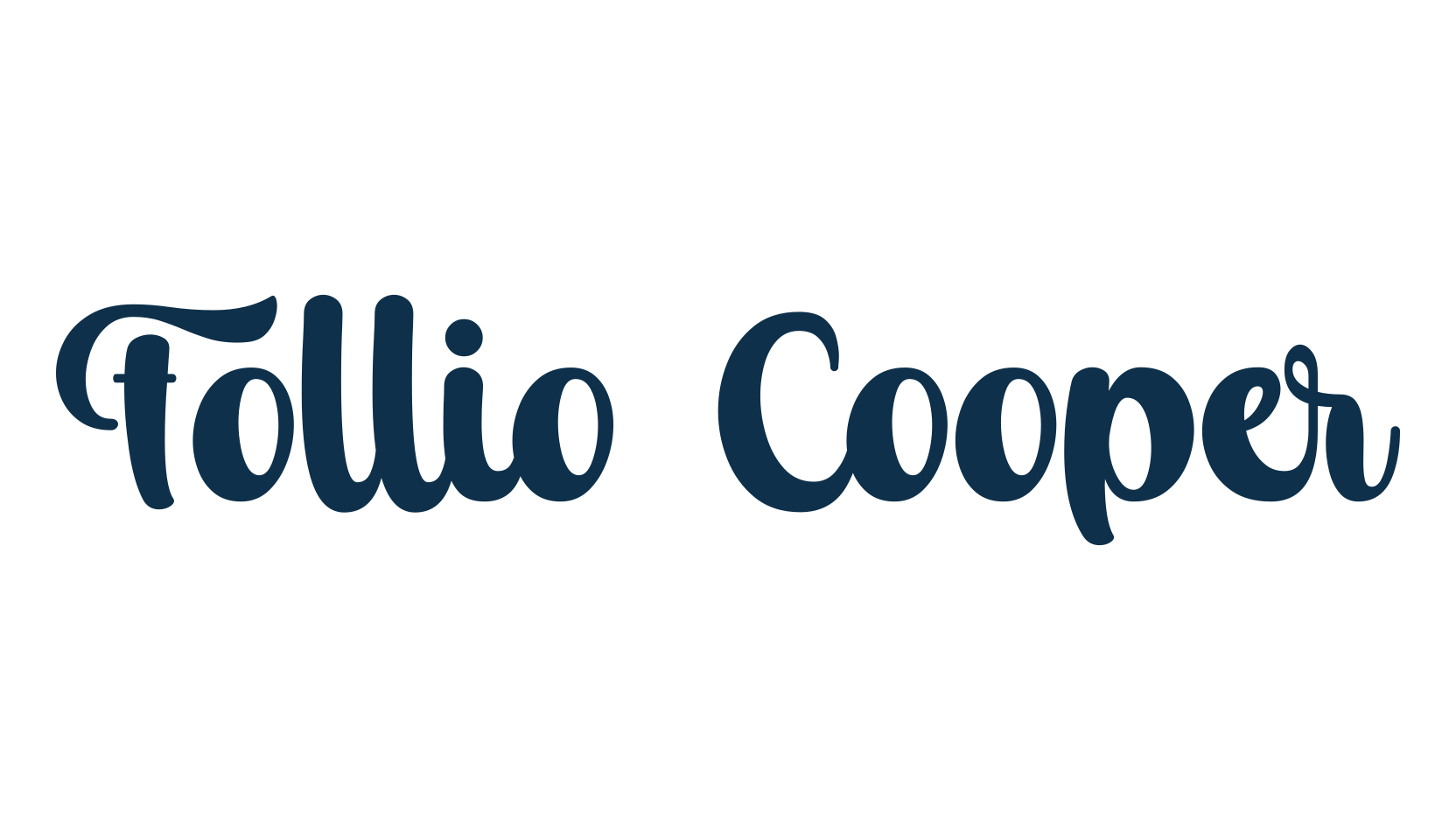 Follio Cooper, various font preview