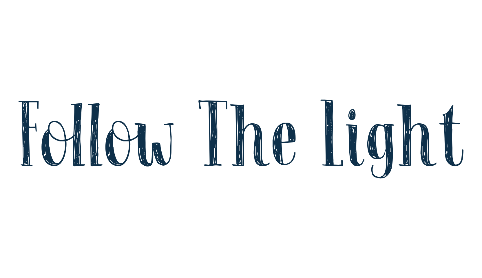 Follow The Light, various font preview