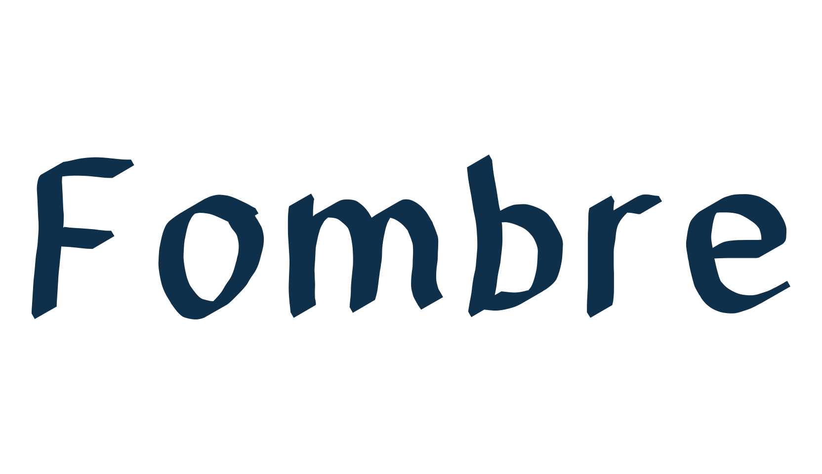 Fombre, script handwritten fancy decorative calligraphy font preview