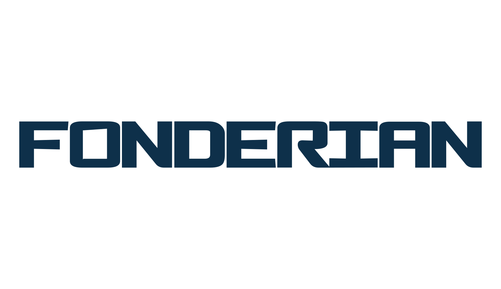 Fonderian, various font preview