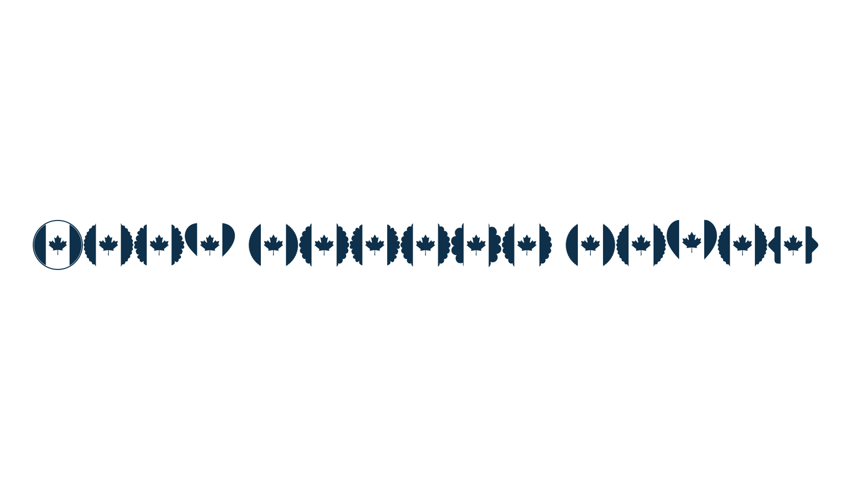 Font Canada Color, fancy decorative font preview