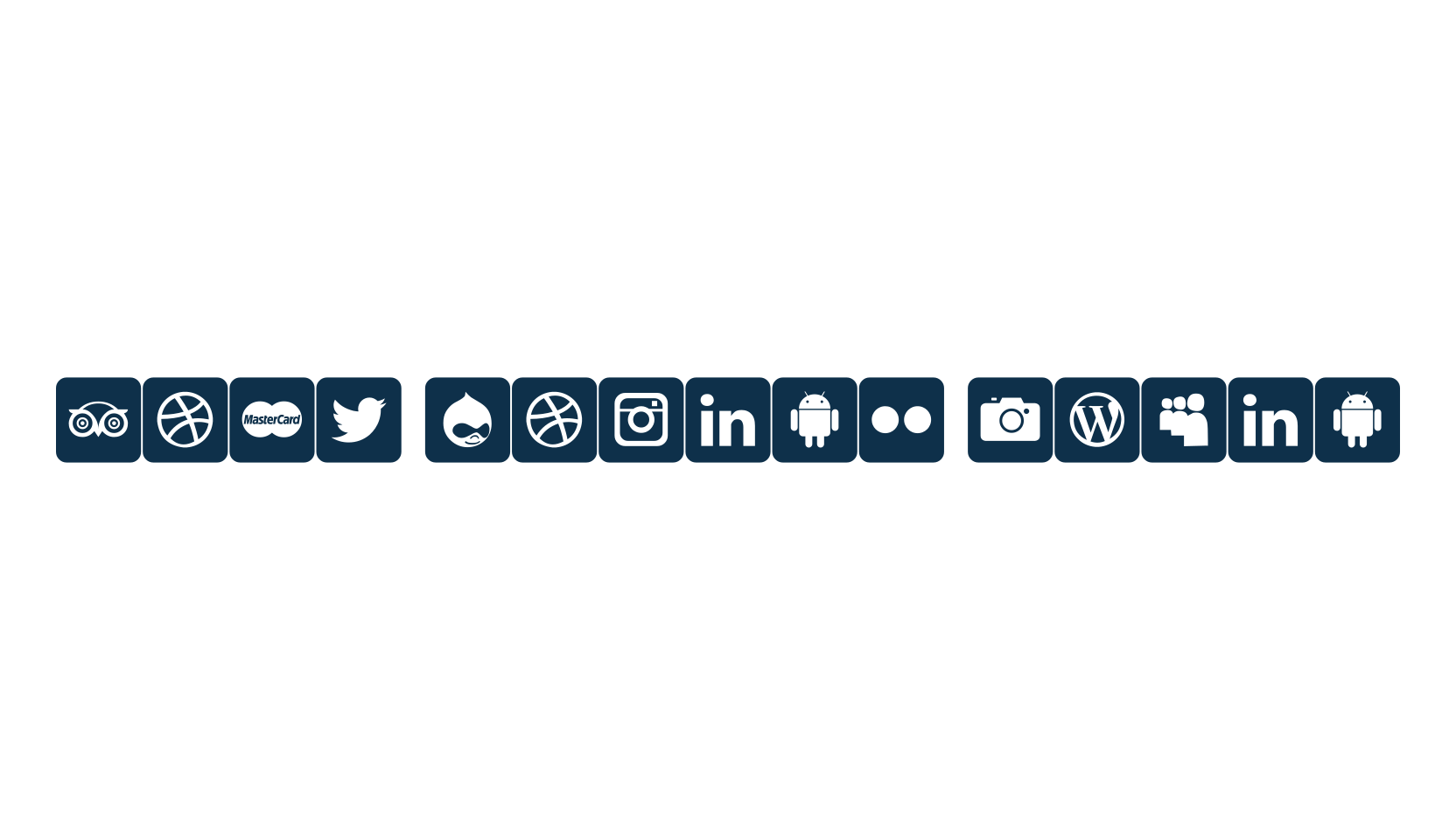Font Social Media, fancy decorative font preview