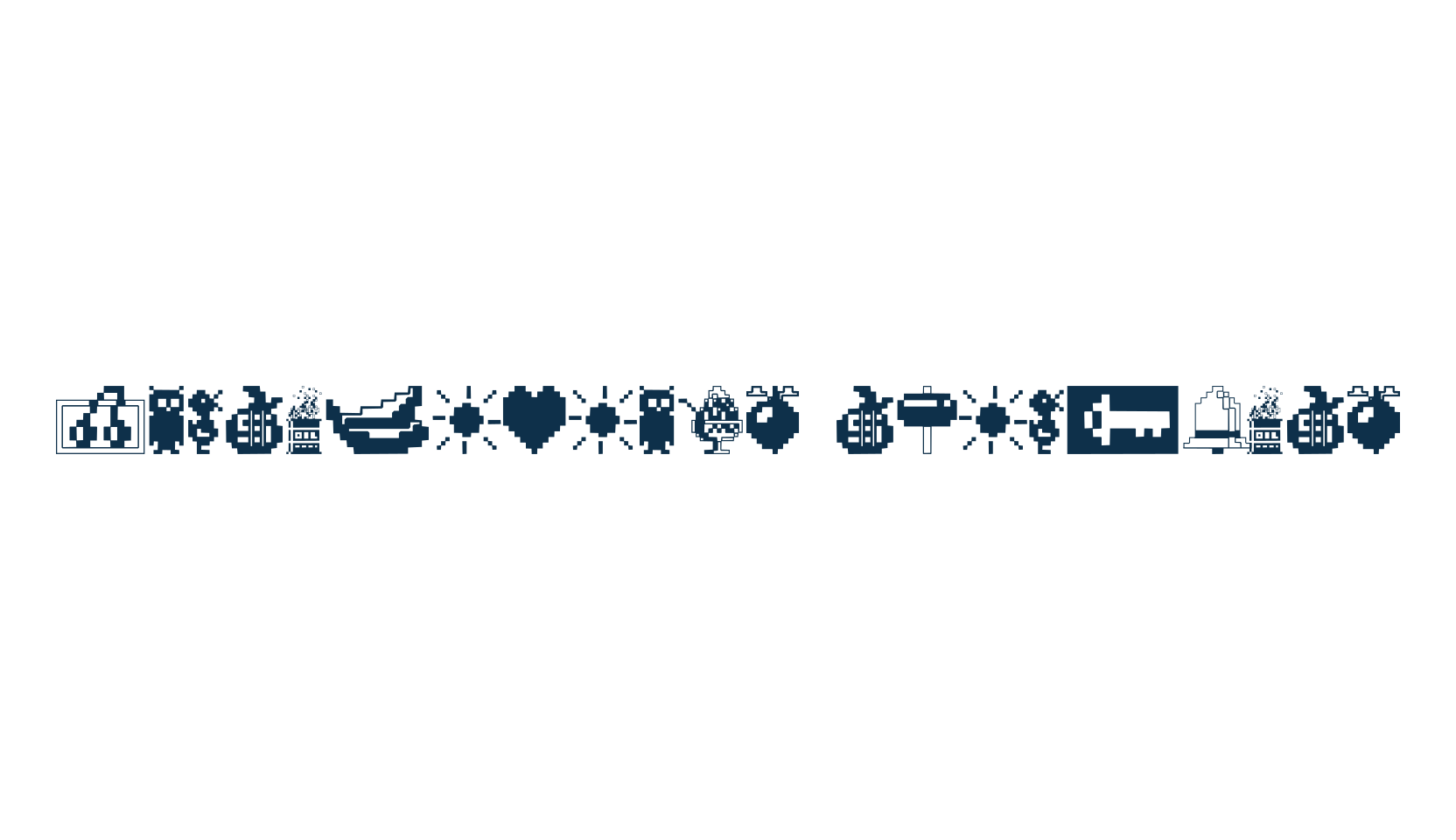 Fontalicious Thingbats, display market font preview