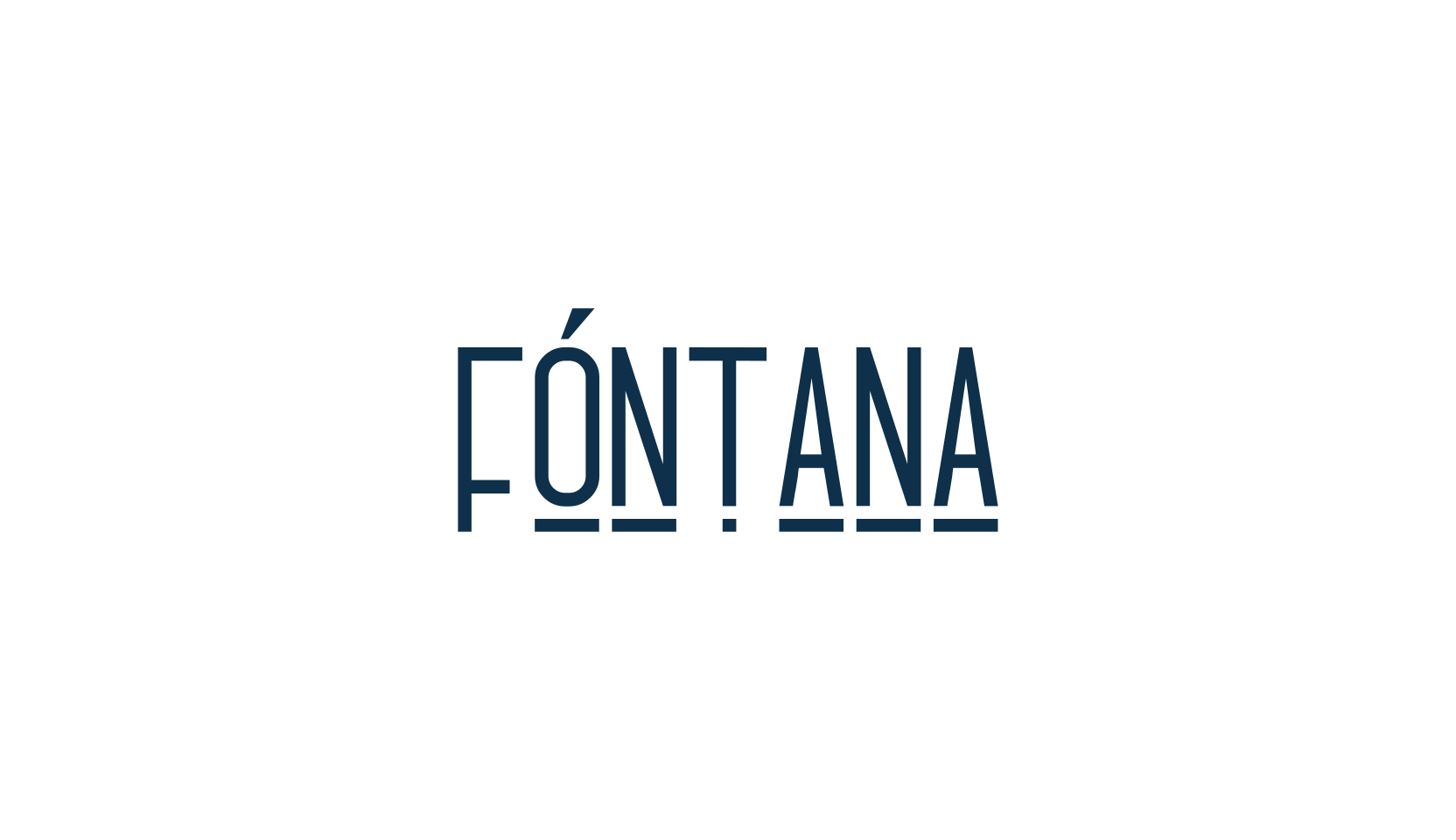 Fóntana, sans serif font preview
